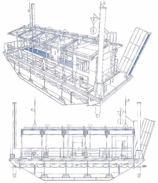 Понтоны для плавучих домов чертежи